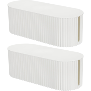 Does Not Apply 2 Pcs Cable Management Box, Cord Hider Organizer Decorative Strip Storage Box De Does Not Apply 2 Pcs Cable Management Box, Cord Hider Organizer Decorative Strip Storage Box De