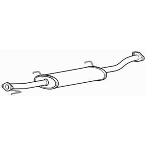 Premium Centre Exhaust Middle Silencer For Mitsubishi Pajero Td 4m41 3.2 (2001-2001) Premium Centre Exhaust Middle Silencer For Mitsubishi Pajero Td 4m41 3.2 (2001-2001)