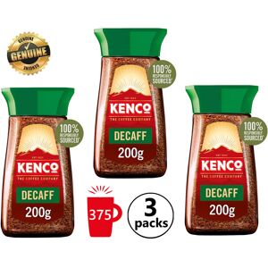 3x Kenco Decaff Instant Coffee Fresh Balanced Malty Citrus Tangy 375 Cups 200g 3x Kenco Decaff Instant Coffee Fresh Balanced Malty Citrus Tangy 375 Cups 200g