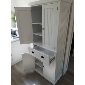 Tall Kitchen Storage Cupboard Cabinet Pantry White Freestanding Unit Furniture Tall Kitchen Storage Cupboard Cabinet Pantry White Freestanding Unit Furniture