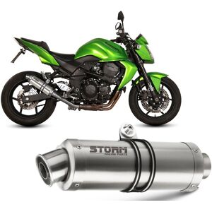 Exhaust Storm By Mivv Muffler Gp Steel For Kawasaki Z 750 2007 > 2014 Exhaust Storm By Mivv Muffler Gp Steel For Kawasaki Z 750 2007 > 2014