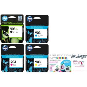 903xl Black & 903 Cyan Magenta Yellow Ink Cartridges For Hp Officejet Pro 696 903xl Black & 903 Cyan Magenta Yellow Ink Cartridges For Hp Officejet Pro 696