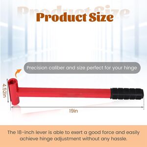 Hinge Adjustment Tool Heavy Duty Steel Hinge Bender Wrench With Anti-Slip Grip Hinge Adjustment Tool Heavy Duty Steel Hinge Bender Wrench With Anti-Slip Grip