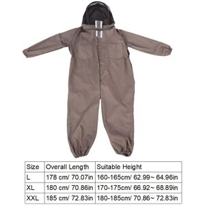 (X)Cotton Zippered Protective Beekeeping Suit With Hooded Veil Beekeeper Cl Tu (X)Cotton Zippered Protective Beekeeping Suit With Hooded Veil Beekeeper Cl Tu