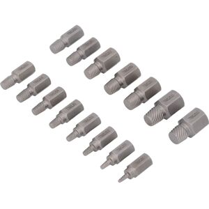 15pcs Screw Extractor Set Hex Head Easy Out Cr Mo Damaged Broken Bolt Remover 15pcs Screw Extractor Set Hex Head Easy Out Cr Mo Damaged Broken Bolt Remover