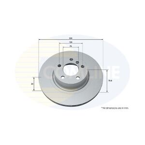 Comline Coated Brake Disc Rear Axle To Fit Bmw X3 10->17, X4 14->18 Comline Coated Brake Disc Rear Axle To Fit Bmw X3 10->17, X4 14->18