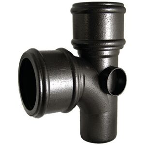 Floplast Sp190ci 110mm Ring Seal Soil System - 92.5° Branch - Faux Cast Iron Floplast Sp190ci 110mm Ring Seal Soil System - 92.5° Branch - Faux Cast Iron
