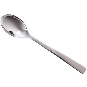 Genware Stainlss Steel Rimini Dessert Spoon For Restaurant 18/10 Pack Of 12 Genware Stainlss Steel Rimini Dessert Spoon For Restaurant 18/10 Pack Of 12