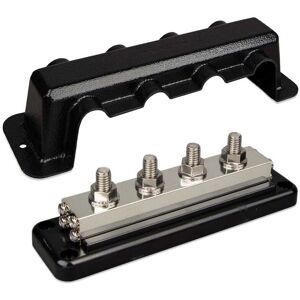 Victron Energy 600a 4p Busbar For 4 High Current Connections & Removable Cover Victron Energy 600a 4p Busbar For 4 High Current Connections & Removable Cover