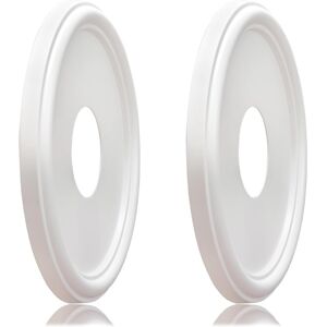 2x(White Ceiling Medallion 13\"Od X 4\"Id X 1-1/8\"P (Fits Canopies To3565 2x(White Ceiling Medallion 13\"Od X 4\"Id X 1-1/8\"P (Fits Canopies To3565