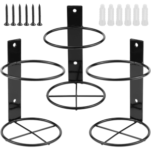 Does Not Apply Metal Wall Mounted Wine Display Rack, 3pcs Black Wine Bottle Holder Rack, Wine B Does Not Apply Metal Wall Mounted Wine Display Rack, 3pcs Black Wine Bottle Holder Rack, Wine B
