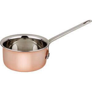 Utopia 6 X Copper Presentation Saucepan With Handle For Hotels 4" (10cm) 10oz (28cl) Utopia 6 X Copper Presentation Saucepan With Handle For Hotels 4" (10cm) 10oz (28cl)