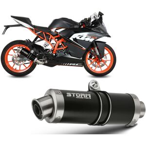 Full System Storm By Mivv Muffler Gp Nero Steel Complete Ktm Rc 125 2014 > 2016 Full System Storm By Mivv Muffler Gp Nero Steel Complete Ktm Rc 125 2014 > 2016