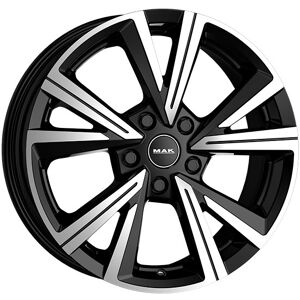 Alloy Wheel Mak Qvarz For Seat Leon 6.5x16 5x112 Black Mirror Y0v Alloy Wheel Mak Qvarz For Seat Leon 6.5x16 5x112 Black Mirror Y0v