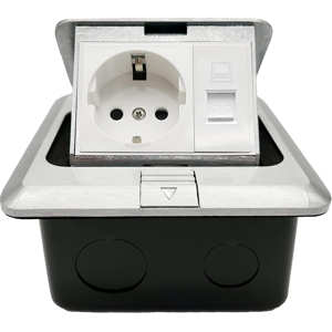 Does Not Apply 2-Way Recessed Socket Floor Socket, 1 Socket + 1 Network, Retractable Socket Flo Does Not Apply 2-Way Recessed Socket Floor Socket, 1 Socket + 1 Network, Retractable Socket Flo