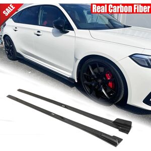 Speed_turning For Honda Civic Type R 11th 22-24 Real Carbon Side Skirts Spoiler Extension Lips Speed_turning For Honda Civic Type R 11th 22-24 Real Carbon Side Skirts Spoiler Extension Lips