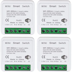Sodial 2x(4pcs Wifi Light , App Remote Control, Voice Control, Diy Mode, Timer8208 Sodial 2x(4pcs Wifi Light , App Remote Control, Voice Control, Diy Mode, Timer8208