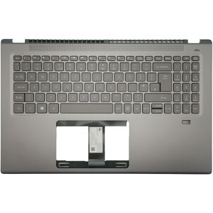 Acer Swift Sf316-51 Palmrest Cover Keyboard Uk Grey Gray Backlit 6b.Abdn2.013 Acer Swift Sf316-51 Palmrest Cover Keyboard Uk Grey Gray Backlit 6b.Abdn2.013