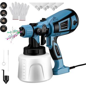 Paint Sprayer, 800w & 1400ml Electric Spray Gun, 3 Spraying Modes Electric Pain Paint Sprayer, 800w & 1400ml Electric Spray Gun, 3 Spraying Modes Electric Pain