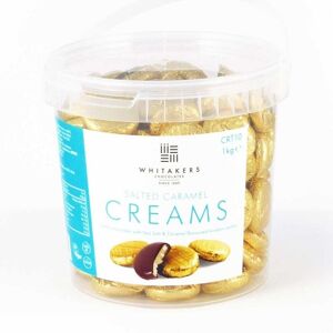 Whitakers Dark Chocolate Salted Caramel Fondant Creams - Bulk Tub 1kg X 6 Whitakers Dark Chocolate Salted Caramel Fondant Creams - Bulk Tub 1kg X 6