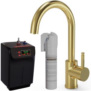 Liquida Bht311br 3 In 1 Brushed Brass Kitchen Instant Boiling Hot Water Tap Liquida Bht311br 3 In 1 Brushed Brass Kitchen Instant Boiling Hot Water Tap