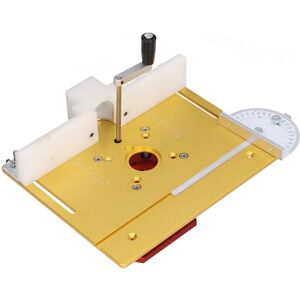 Gold Router Lift With Top Plate Router Lifting Base Woodworking Slotting Tr Gold Router Lift With Top Plate Router Lifting Base Woodworking Slotting Tr