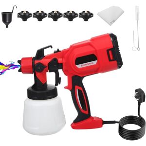 Triline Paint Sprayer Gun, 650w Diy Electric Hvlp Handheld Spray, 900ml Detacha Triline Paint Sprayer Gun, 650w Diy Electric Hvlp Handheld Spray, 900ml Detacha