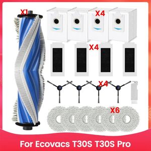 Sodial 2x(For T30s T30s Pro Robot Vacuum Cleaner Main Side Brush Hepa Mop Cloth2225 Sodial 2x(For T30s T30s Pro Robot Vacuum Cleaner Main Side Brush Hepa Mop Cloth2225
