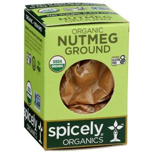 Spicely Organics Nutmeg Ground - Spices - 0.4 oz (Case Of 6) Spicely Organics Nutmeg Ground - Spices - 0.4 oz (Case Of 6)