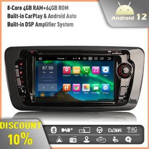 Erisin 8-Core Android 12 Car Stereo Gps Satnav 64gb For Seat Ibiza Carplay Dab+ Bt 5.0 Erisin 8-Core Android 12 Car Stereo Gps Satnav 64gb For Seat Ibiza Carplay Dab+ Bt 5.0