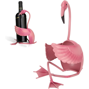 Does Not Apply Flamingo Wine Rack Stylish Iron Holder For Wine Bottles Table Decoration For Bar Does Not Apply Flamingo Wine Rack Stylish Iron Holder For Wine Bottles Table Decoration For Bar
