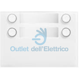 Urmet Spa Urmet 1168/24w Front Panel With 4 Buttons On 2 Rows White Urmet Spa Urmet 1168/24w Front Panel With 4 Buttons On 2 Rows White