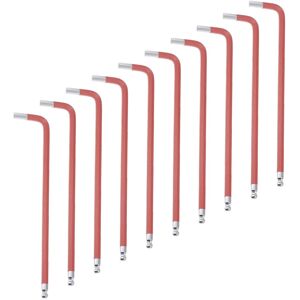 Uxcell 10pcs Ball End Hex Key Wrench 6mm S2 L-Shape Long Arm Hexagon Sae Wrenches Uxcell 10pcs Ball End Hex Key Wrench 6mm S2 L-Shape Long Arm Hexagon Sae Wrenches