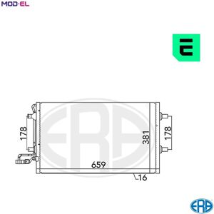 Era Condenser Air Conditioning 667027 For Volvo V50 C30 C70/ii/convertible S40 1.8l Era Condenser Air Conditioning 667027 For Volvo V50 C30 C70/ii/convertible S40 1.8l