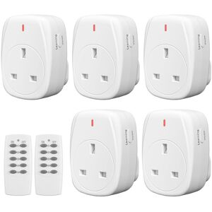 Hbn Wireless Remote Control Plug Sockets, 13a/3120w Remote Control Outlet For 2 Hbn Wireless Remote Control Plug Sockets, 13a/3120w Remote Control Outlet For 2