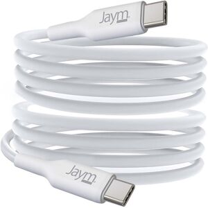 Jaym 5a Charging And Sync Cable Usb-C To Usb-C Pd 3.0 100w 2m, White Jaym 5a Charging And Sync Cable Usb-C To Usb-C Pd 3.0 100w 2m, White