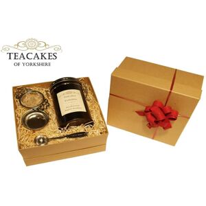 Teacakes Of Yorkshire Decaffeinated Tea English Breakfast Gift Set Wrapped Caddy Strainer Spooon Teacakes Of Yorkshire Decaffeinated Tea English Breakfast Gift Set Wrapped Caddy Strainer Spooon