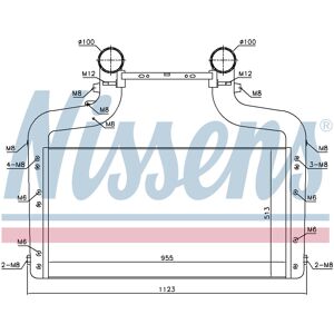 Nissens Charge Air Intercooler 96083 For Daf Cf Series (2013) Cf 290 Etc Nissens Charge Air Intercooler 96083 For Daf Cf Series (2013) Cf 290 Etc