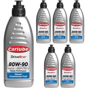 Carlube Driveline Mtf 80w90 Gl4 Manual Transmission Gearbox Fluid Oil 1l X6 Carlube Driveline Mtf 80w90 Gl4 Manual Transmission Gearbox Fluid Oil 1l X6