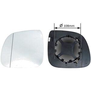 Iparlux 31063-Replacement Glass Rearview Mirror With Left Aspherical Base Compatible Wit Iparlux 31063-Replacement Glass Rearview Mirror With Left Aspherical Base Compatible Wit