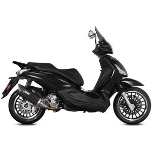 Exhaust Muffler Mivv Mover Steel Black Piaggio Beverly 300 2010 > 2020 Exhaust Muffler Mivv Mover Steel Black Piaggio Beverly 300 2010 > 2020
