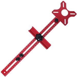 Sodial 2x(Woodworking Aluminum Alloy Trimming Machine Base Backrest Metric Milling1101 Sodial 2x(Woodworking Aluminum Alloy Trimming Machine Base Backrest Metric Milling1101