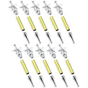 Sodial 3x(Wood Turning Kits Pen Blanks For Woodturning Wood Lathe Silver B6q4)2117 Sodial 3x(Wood Turning Kits Pen Blanks For Woodturning Wood Lathe Silver B6q4)2117