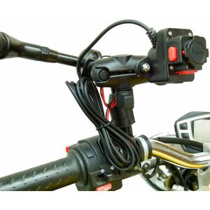 Buybits Extended Hardwire Powered Bike Moped Scooter Mirror Mount Fits Tigra Mountcase Buybits Extended Hardwire Powered Bike Moped Scooter Mirror Mount Fits Tigra Mountcase