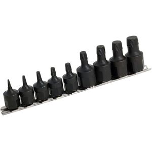 Neilsen 9pc Multi Spline Extractor Set Stud Srew Extractor Tool Set 1/2" 3/8" 2 - 14mm Neilsen 9pc Multi Spline Extractor Set Stud Srew Extractor Tool Set 1/2" 3/8" 2 - 14mm