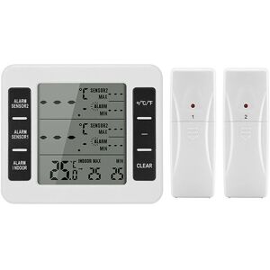 Sodial 2x(1set Freezer 2 Remote Sensors Alarm Low Temperature Refrigerator 2759 Sodial 2x(1set Freezer 2 Remote Sensors Alarm Low Temperature Refrigerator 2759