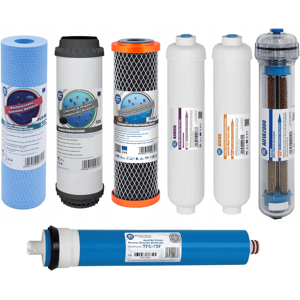 Aquafilter Replacement Filters And Membrane For 7 Stage Reverse Osmosis 12 Month Aquafilter Replacement Filters And Membrane For 7 Stage Reverse Osmosis 12 Month