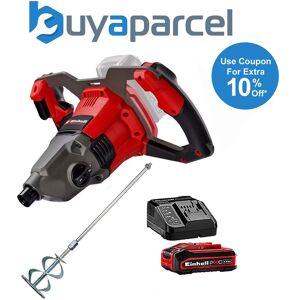 Einhell Professional Pxc 18v Cordless Paint Mortar Mixer Tp-Mx 18-2 + 4ah Kit Einhell Professional Pxc 18v Cordless Paint Mortar Mixer Tp-Mx 18-2 + 4ah Kit