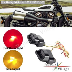 Papandacycle 3'' Led Smoke Turn Signal Light Red Brake Tailight For Harley Nightster 975 22up Papandacycle 3'' Led Smoke Turn Signal Light Red Brake Tailight For Harley Nightster 975 22up