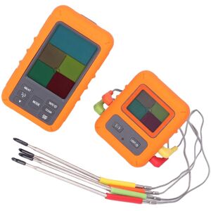 Wireless Meat Thermometer Digital Bbq Thermometer With 4 Probes For Kitchen Am Wireless Meat Thermometer Digital Bbq Thermometer With 4 Probes For Kitchen Am